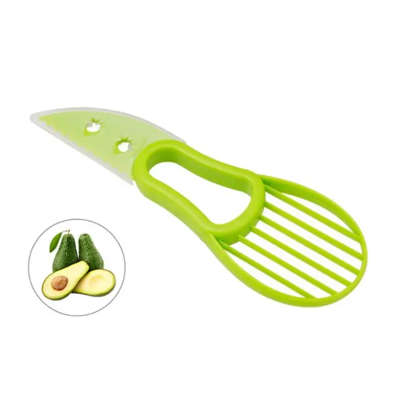 Multi-function 3-in-1 Avocado Slicer Shea Corer Butter Peeler Fruit Cutter Pulp Separator Plastic Knife Kitchen Vegetable Tools
Multi-function 3-in-1 Avocado Slicer Shea Corer Butter Peeler Fruit Cutter Pulp Separator Plastic Knife Kitchen Vegetable Tools