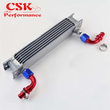 7Row AN10 Universal Aluminum Engine Transmission 248mm Oil Cooler British Type w/ Fittings Kit Silver
7Row AN10 Universal Aluminum Engine Transmission 248mm Oil Cooler British Type w/ Fittings Kit Silver