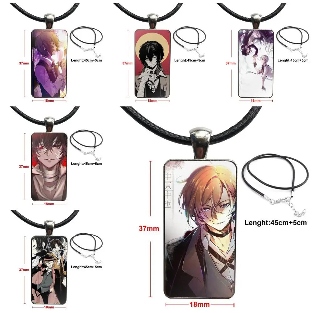 Cartoon Bungo Stray Dogs For Women Kids Fashion Glass Cabochon Pendant Rectangle Necklace Choker Necklace Jewelry
Cartoon Bungo Stray Dogs For Women Kids Fashion Glass Cabochon Pendant Rectangle Necklace Choker Necklace Jewelry