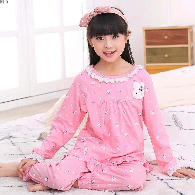 Children Pajamas Suit 2019 Spring Girls Sleepwear Elegant Princess Long Sleeve Pijamas Full Pants Tracksuit Cartoon Pyjamas
Children Pajamas Suit 2019 Spring Girls Sleepwear Elegant Princess Long Sleeve Pijamas Full Pants Tracksuit Cartoon Pyjamas