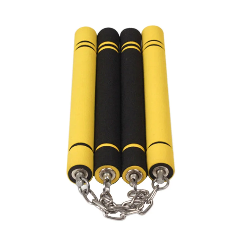 Chain Kung Fu Nunchakus Martial Arts Safety Foam Nunchakus Sponge Double Truncheon with Stainless Steel Martial Arts
Chain Kung Fu Nunchakus Martial Arts Safety Foam Nunchakus Sponge Double Truncheon with Stainless Steel Martial Arts