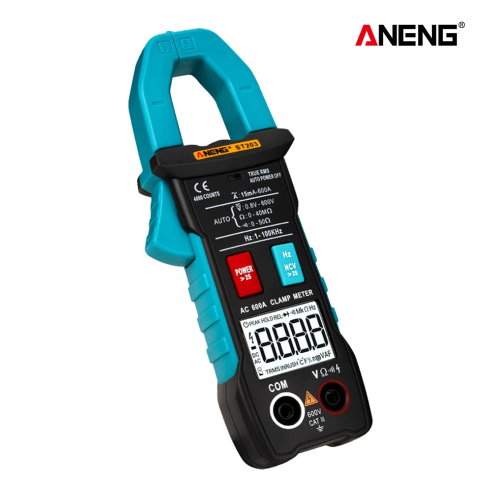 Industrial Mini DC/AC Amp Clamp Meters Voltmeter 400v Automatic Range ST203 Digital Clamp Meter Multimeter 4000counts True RMS
Industrial Mini DC/AC Amp Clamp Meters Voltmeter 400v Automatic Range ST203 Digital Clamp Meter Multimeter 4000counts True RMS