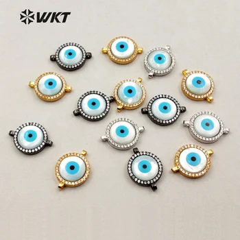 JF195 Fashion ZC Micro Pave Connector With Shell Evil Eyes Lovely Connector Women Wholesale Jewelry Findings Connector
JF195 Fashion ZC Micro Pave Connector With Shell Evil Eyes Lovely Connector Women Wholesale Jewelry Findings Connector
