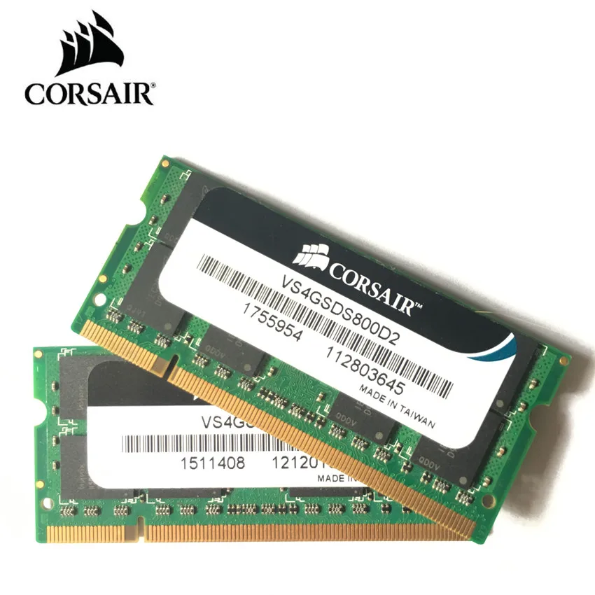 CORSAIR Laptop memory 4GB PC2-6400 DDR2 800MHz Notebook RAM 4G 800 6400S 4G 200-pin SO-DIMM
CORSAIR Laptop memory 4GB PC2-6400 DDR2 800MHz Notebook RAM 4G 800 6400S 4G 200-pin SO-DIMM