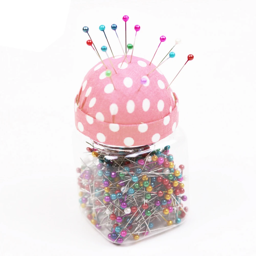 DIY Colorful Decoration Needle Pins Professional Dressmaking Portable Quilting Pin Cushion Lid Craft Home Bottle Packed Sewing
DIY Colorful Decoration Needle Pins Professional Dressmaking Portable Quilting Pin Cushion Lid Craft Home Bottle Packed Sewing