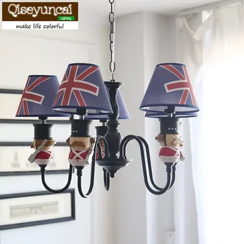 Qiseyuncai British wind British soldier children's room chandelier boy bedroom soft decoration lighting free shipping
Qiseyuncai British wind British soldier children's room chandelier boy bedroom soft decoration lighting free shipping