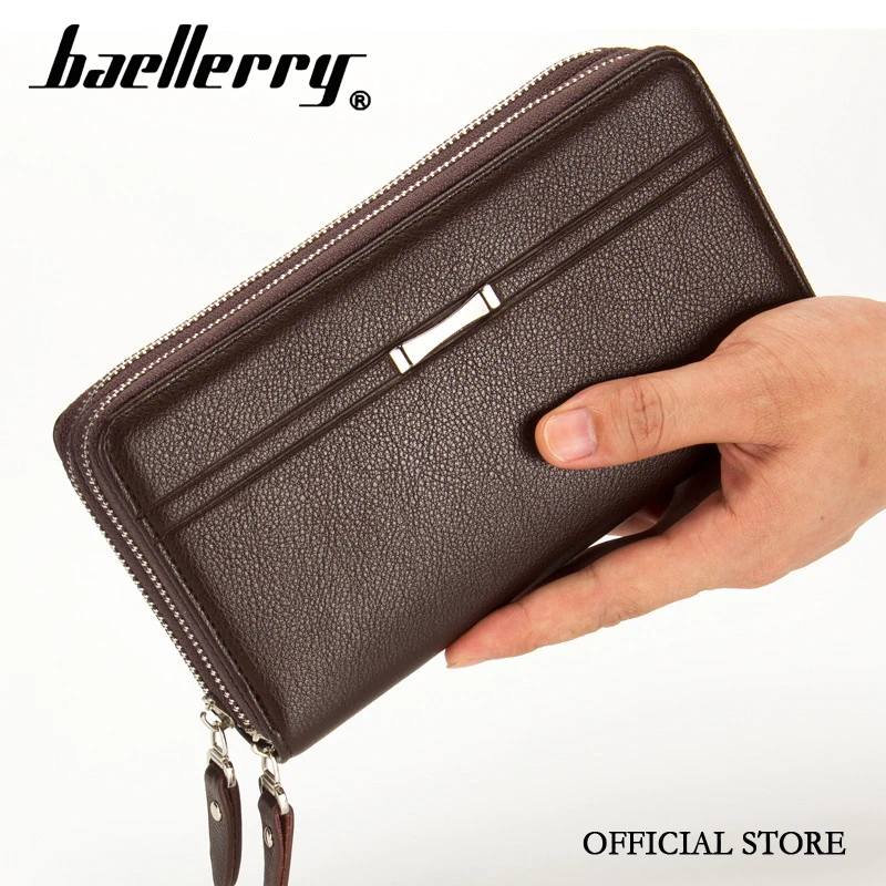 Baellerry brand double zipper high grade casual wallet business man multi cards holder wallet handbag
Baellerry brand double zipper high grade casual wallet business man multi cards holder wallet handbag