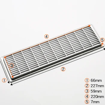 20Pcs/Lot 66*227mm Plastic Air Vent Ventilator Grille Cover Ventilation For Closet Shoe Cabinet
20Pcs/Lot 66*227mm Plastic Air Vent Ventilator Grille Cover Ventilation For Closet Shoe Cabinet