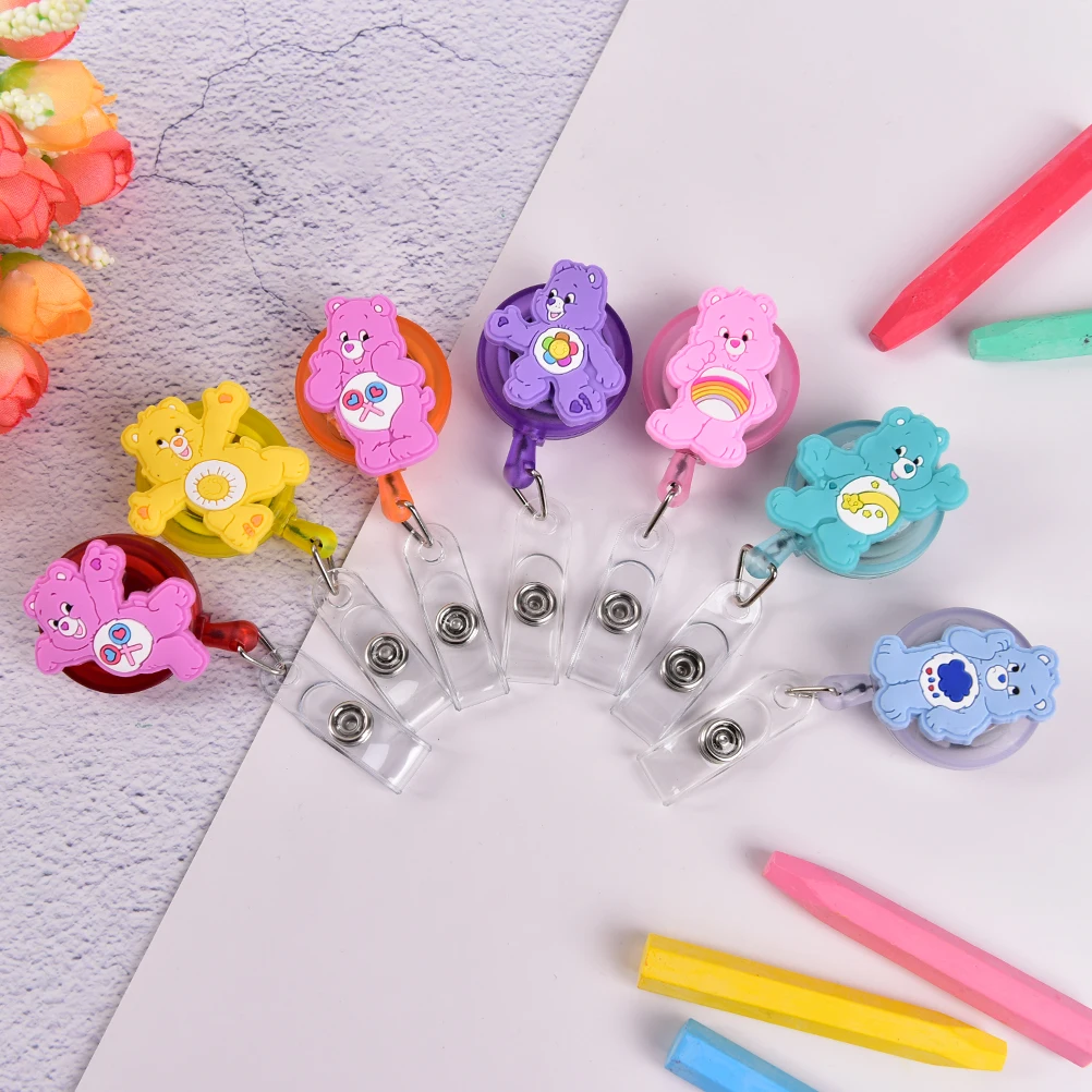 1Pcs Cartoon Retractable Badge Reel Silicone Student Nurse Exihibiton ID Name Card Badge Holder
1Pcs Cartoon Retractable Badge Reel Silicone Student Nurse Exihibiton ID Name Card Badge Holder