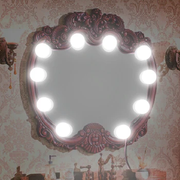 Konesky Hollywood Vanity Lights Strip Kit For Lighted Makeup Dressing Table Mirror Plug DIY 10-Bulbs String Waterproof IP66
Konesky Hollywood Vanity Lights Strip Kit For Lighted Makeup Dressing Table Mirror Plug DIY 10-Bulbs String Waterproof IP66