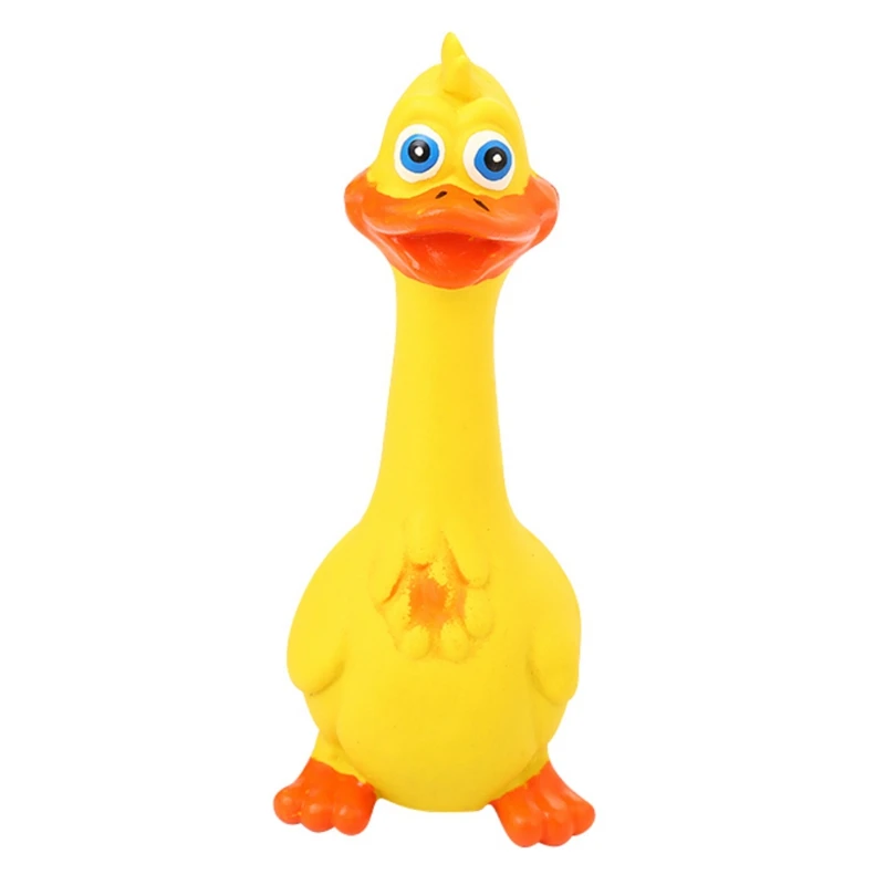 Pet Dog Chewing Toys Duck Shape Teeth Cleaning Natural Latex Squeaky Chew Toys Dogs Funny Yellow Duck Molar Supplies
Pet Dog Chewing Toys Duck Shape Teeth Cleaning Natural Latex Squeaky Chew Toys Dogs Funny Yellow Duck Molar Supplies