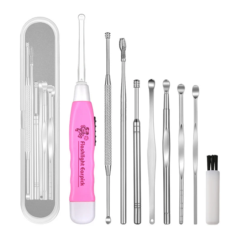 Newly 8 PCS Stainless Steel Ear Pick Spoon Kit Spiral Wax Removal Cleaner Ear Care Beauty Tools Earpick Ear Care Tool Set
Newly 8 PCS Stainless Steel Ear Pick Spoon Kit Spiral Wax Removal Cleaner Ear Care Beauty Tools Earpick Ear Care Tool Set
