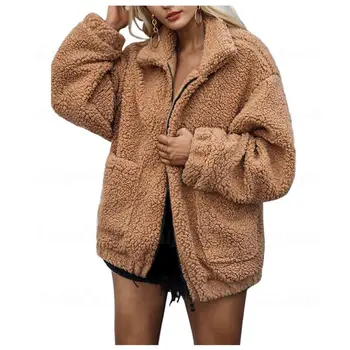 Laipelar 2019 Women Fluffy Faux Fur Jacket Overcoat Winter Warm Zipper Long Sleeve Coat Plus Size Female Casual Jackets Outwear
Laipelar 2019 Women Fluffy Faux Fur Jacket Overcoat Winter Warm Zipper Long Sleeve Coat Plus Size Female Casual Jackets Outwear