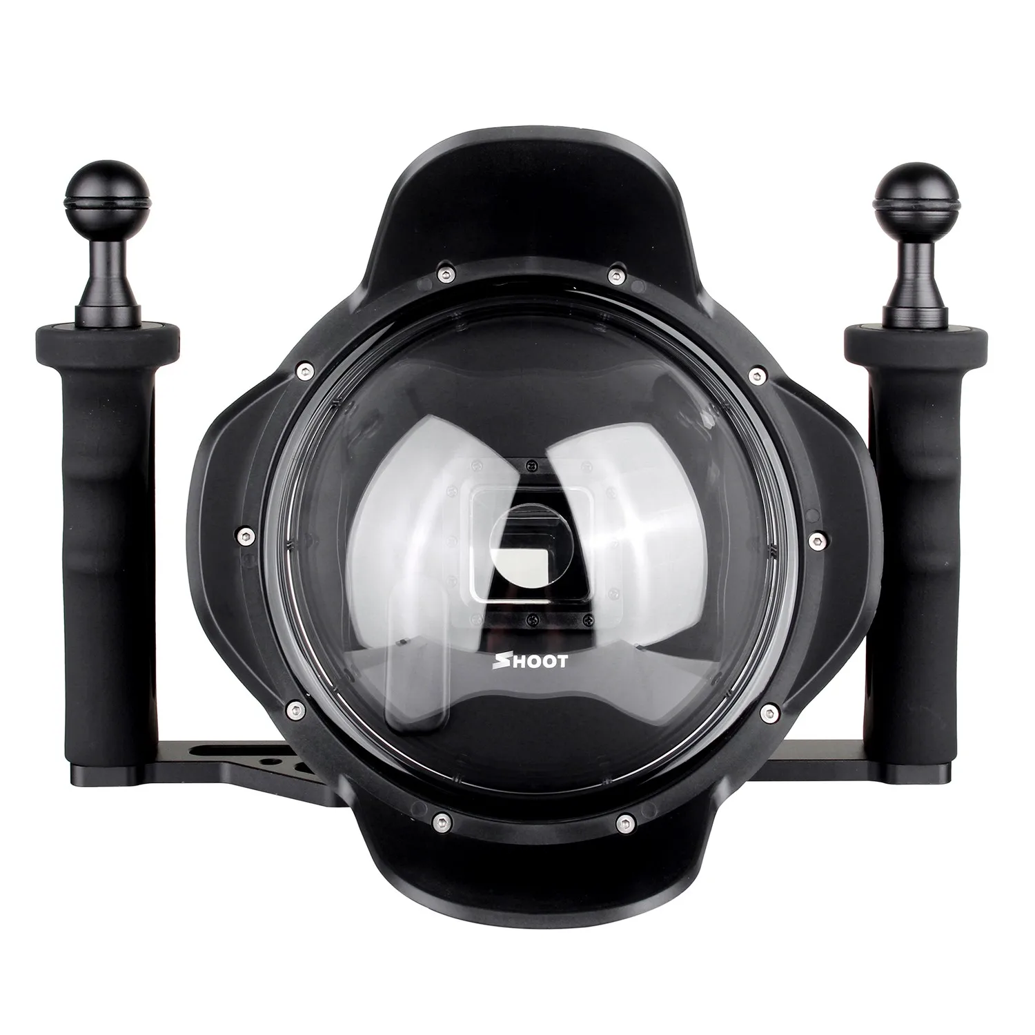 Shoot Pro 3.0 Version 6'' inch Diving Underwater Handheld Stabilizer Lens Hood Dome Lens Dome Port for Gopro Hero 3+/4 Camera
Shoot Pro 3.0 Version 6'' inch Diving Underwater Handheld Stabilizer Lens Hood Dome Lens Dome Port for Gopro Hero 3+/4 Camera