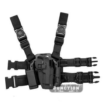 Tactical CQC Serpa Right Hand Drop Leg Thigh Quick Draw Pistol Holster w/ Magazine & Flashlight Pouch for Beretta 92 96 M9 M92 
Tactical CQC Serpa Right Hand Drop Leg Thigh Quick Draw Pistol Holster w/ Magazine & Flashlight Pouch for Beretta 92 96 M9 M92