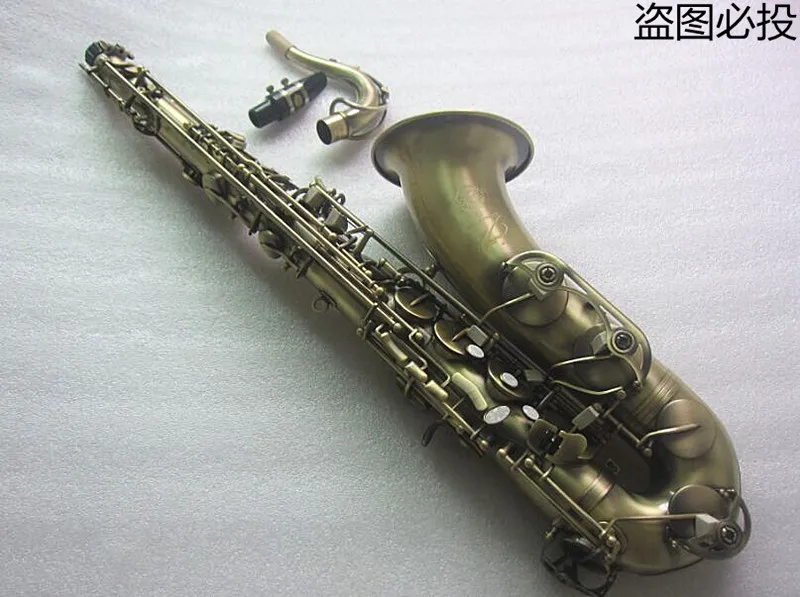 Professional Tenor saxophone High quality Selmer Bb Flat Antique copper Sax Saxofone Simulation Inscription & parts mouthpiece
Professional Tenor saxophone High quality Selmer Bb Flat Antique copper Sax Saxofone Simulation Inscription & parts mouthpiece