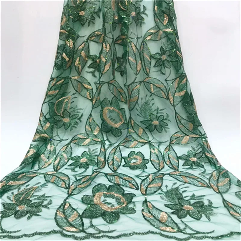 Green And Gold Sequined African French Mesh Net Lace Fabric For India Evening Party Dress Fabrics 2019 New Nigeria Sequins Voile
Green And Gold Sequined African French Mesh Net Lace Fabric For India Evening Party Dress Fabrics 2019 New Nigeria Sequins Voile