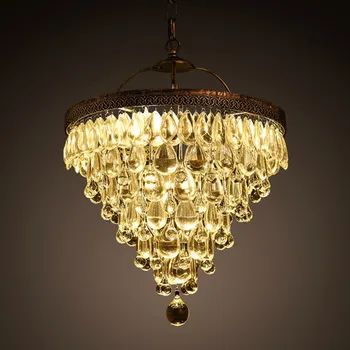 American vintage chandelier Continental crystal chandelier Hallway living room led chandelier crystal Including LED bulbs
American vintage chandelier Continental crystal chandelier Hallway living room led chandelier crystal Including LED bulbs
