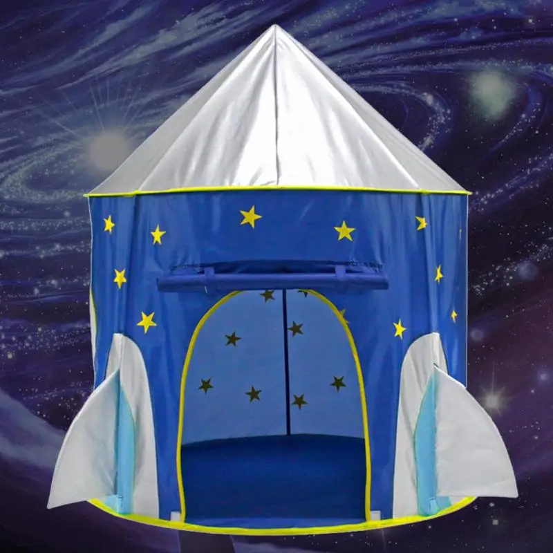 Baby Cloth Tents Blue Outer Space Ship Folding Toy Tent Yurt Children Play House Kids Gifts Boys Girls Play place
Baby Cloth Tents Blue Outer Space Ship Folding Toy Tent Yurt Children Play House Kids Gifts Boys Girls Play place