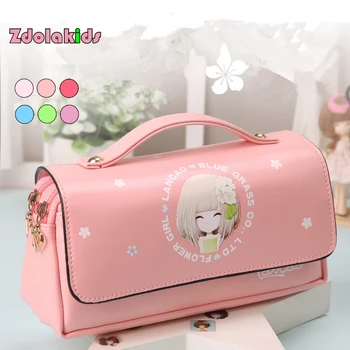 Kawaii Lovely School Pencil Case Large Capacity PU Leather Portable Pencil Bag Case For Girls Christmas Gift Stationery Supplies 
Kawaii Lovely School Pencil Case Large Capacity PU Leather Portable Pencil Bag Case For Girls Christmas Gift Stationery Supplies