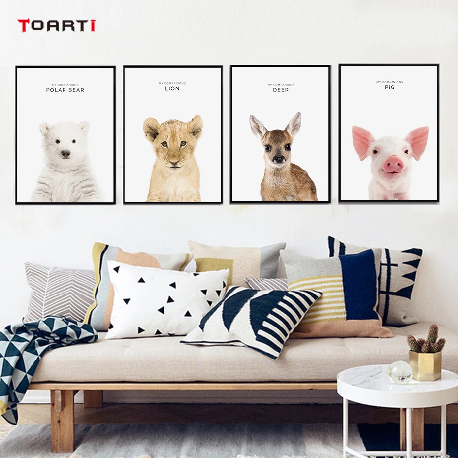 baby animal Tiger bear deer pig wall art poster print kids room kawaii canvas painting picture girls nursery room home decor
baby animal Tiger bear deer pig wall art poster print kids room kawaii canvas painting picture girls nursery room home decor