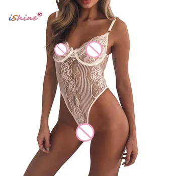 2020 Babydoll Sexy Black White Lace Floral Strappy Teddy Lingerie Women Underwear Hollow Out Transparent erotic lenceria sexy
2020 Babydoll Sexy Black White Lace Floral Strappy Teddy Lingerie Women Underwear Hollow Out Transparent erotic lenceria sexy