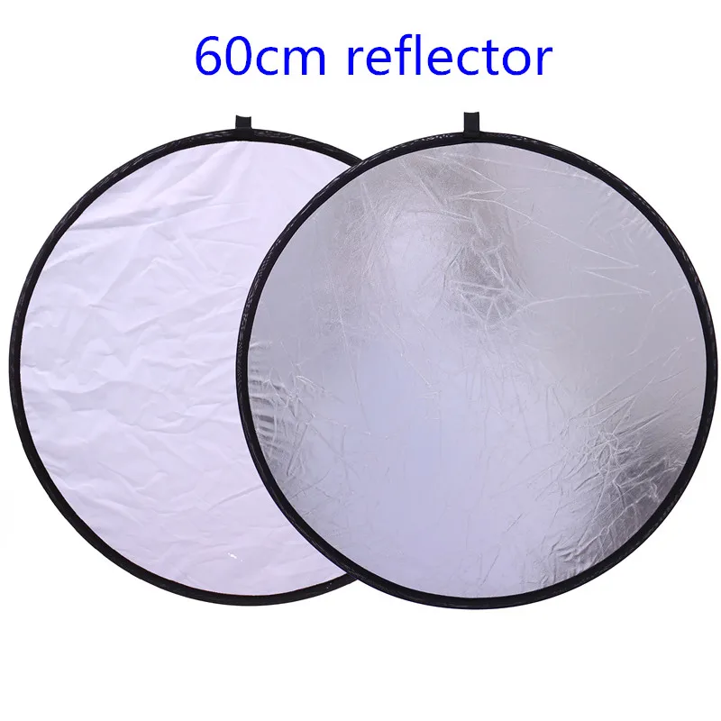 CY 24'' 60cm 2 in 1 Portable Collapsible Light Round Photography Reflector for Studio Multi Photo Disc Photographic Accessories
CY 24'' 60cm 2 in 1 Portable Collapsible Light Round Photography Reflector for Studio Multi Photo Disc Photographic Accessories