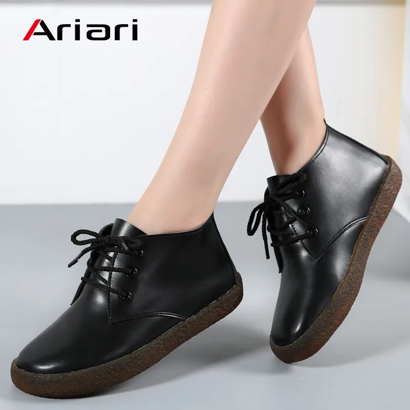 Ariari Women Genuine Leather Shoes Lace Up Oxford Flat Shoes Female Casual Leisure Moccasins Elegant Comfort Flats Spring Autumn
Ariari Women Genuine Leather Shoes Lace Up Oxford Flat Shoes Female Casual Leisure Moccasins Elegant Comfort Flats Spring Autumn