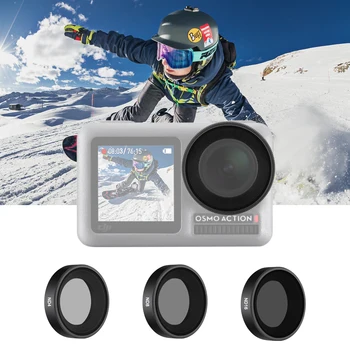 Neewer 3-Pack Filter Set for DJI Osmo Action, Includes ND4, ND8, ND16 Filter, Direct Thread in Installation Waterproof
Neewer 3-Pack Filter Set for DJI Osmo Action, Includes ND4, ND8, ND16 Filter, Direct Thread in Installation Waterproof