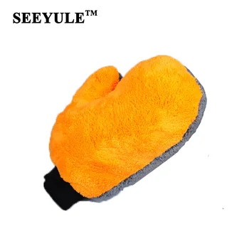 1pc SEEYULE Car Wash Glove double face coral fleece/coral velvet thicken Cleaning Cloth Water Absorption Detailing Dust cleaner
1pc SEEYULE Car Wash Glove double face coral fleece/coral velvet thicken Cleaning Cloth Water Absorption Detailing Dust cleaner