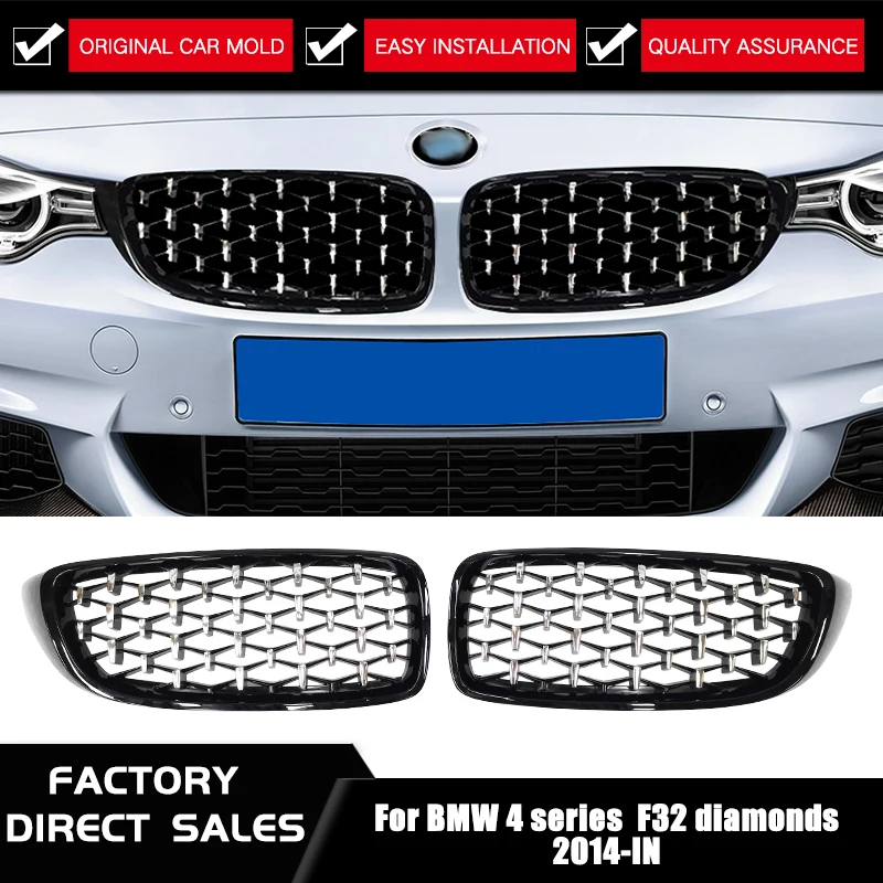 EIN Paar Front Niere Grille for BMW Neue 4 Serie F32 2014-in diamonds Grille Meteor Stil Vorne auto Grill Auto Styling
EIN Paar Front Niere Grille for BMW Neue 4 Serie F32 2014-in diamonds Grille Meteor Stil Vorne auto Grill Auto Styling