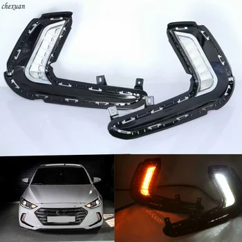 CSCSNL 1 set For Hyundai Elantra 2016 2017 2018 12V ABS LED DRL Daytime Running Lights Fog Lamp Cover With turn yellow signal
CSCSNL 1 set For Hyundai Elantra 2016 2017 2018 12V ABS LED DRL Daytime Running Lights Fog Lamp Cover With turn yellow signal