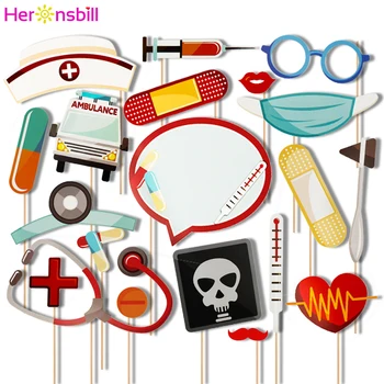 20pcs Doctor Nurse Photo Booth Props Birthday Party Decoration Adult Wedding Photobooth Bridal Shower Bachelorette Hen Supplies
20pcs Doctor Nurse Photo Booth Props Birthday Party Decoration Adult Wedding Photobooth Bridal Shower Bachelorette Hen Supplies