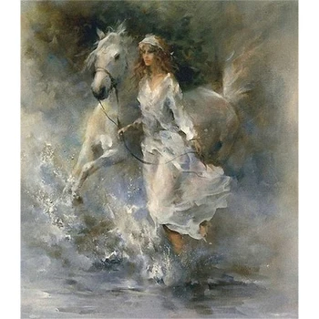 Diamond embroidery Square drill white horse girl 5d diamond Painting Rhinestone characters picture Needlework Cross Stitch M387
Diamond embroidery Square drill white horse girl 5d diamond Painting Rhinestone characters picture Needlework Cross Stitch M387