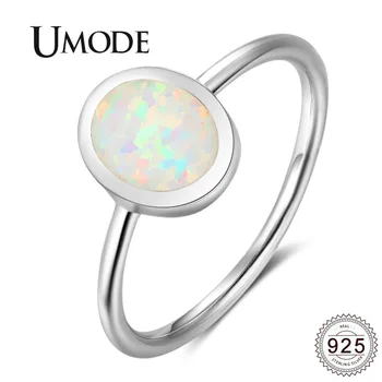 UMODE White Oval Natural Fire Opal 925 Sterling Silver Rings Wedding Ring for Women Romantic Fine Jewelry joyas de plata ULR0708
UMODE White Oval Natural Fire Opal 925 Sterling Silver Rings Wedding Ring for Women Romantic Fine Jewelry joyas de plata ULR0708