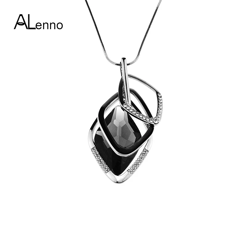 ALenno Satinless Steel Trendy Style Rhombus Geometry Pendant Necklaces For Women Statement Long Chain Jewelry Gifts
ALenno Satinless Steel Trendy Style Rhombus Geometry Pendant Necklaces For Women Statement Long Chain Jewelry Gifts