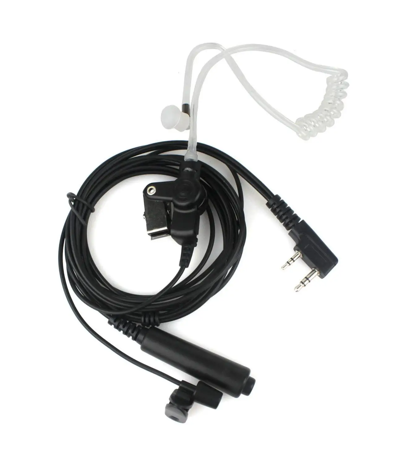 

2 PIN Covert Acoustic Tube Earpiece MIC for KENWOOD BAOFENG UV5R 888S QUANSHENG