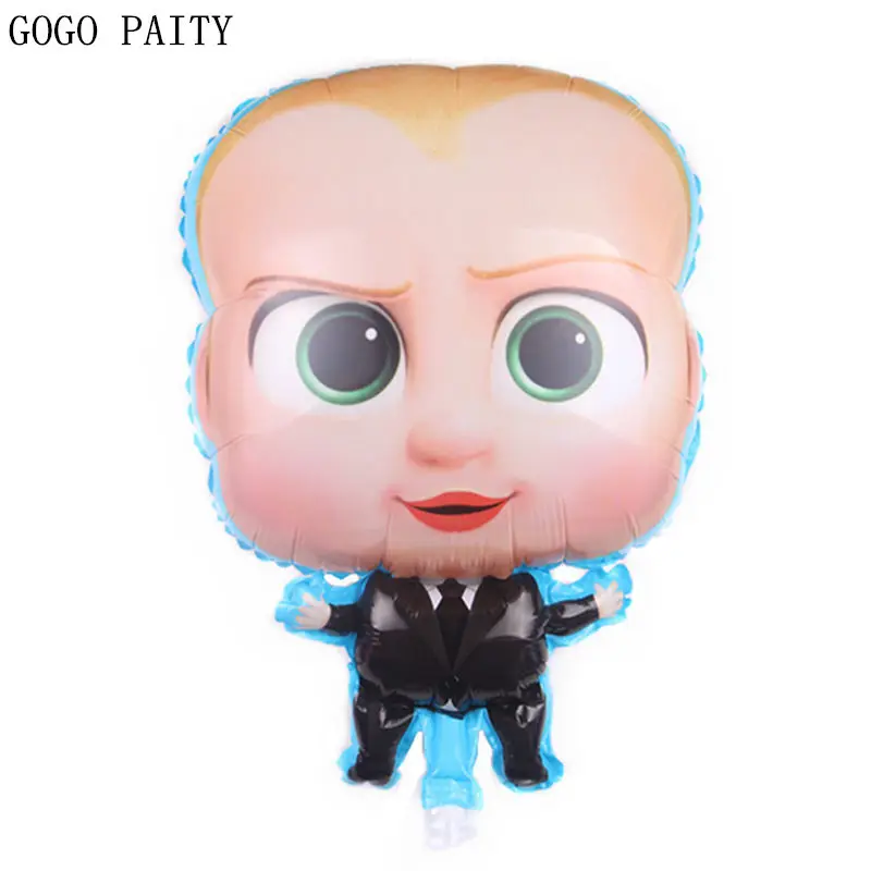 GOGO PAITY новая форма Boss Baby Boy алюминиевые шары праздничное украшение для сцены на