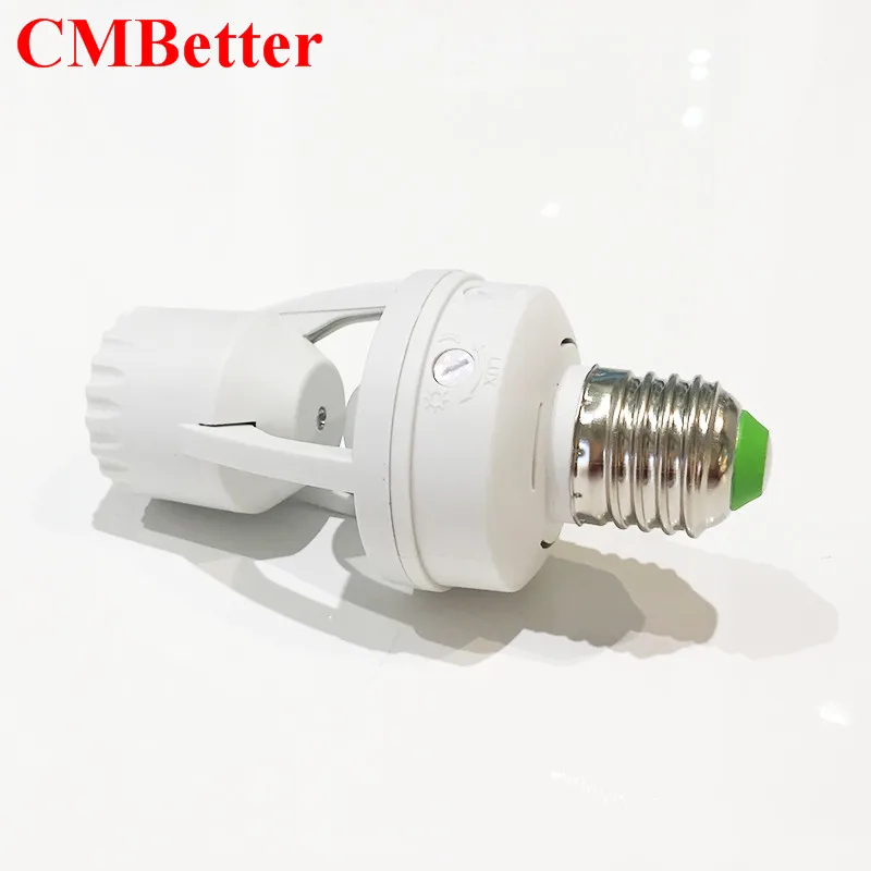 Switch E27 Standard AC 110V-240V LED Lamp Bulb Base Infrared IR Sensor Automatic Wall Light Holder Socket PIR Motion Detector (2)