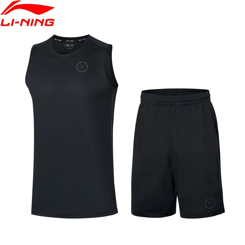 Li-Ning Men Wade Basketball Competition Uniform Suit Polyester AT DRY Breathable Vest + Shorts LiNing Sport Sets AATP017 CAMJ19
Li-Ning Men Wade Basketball Competition Uniform Suit Polyester AT DRY Breathable Vest + Shorts LiNing Sport Sets AATP017 CAMJ19
