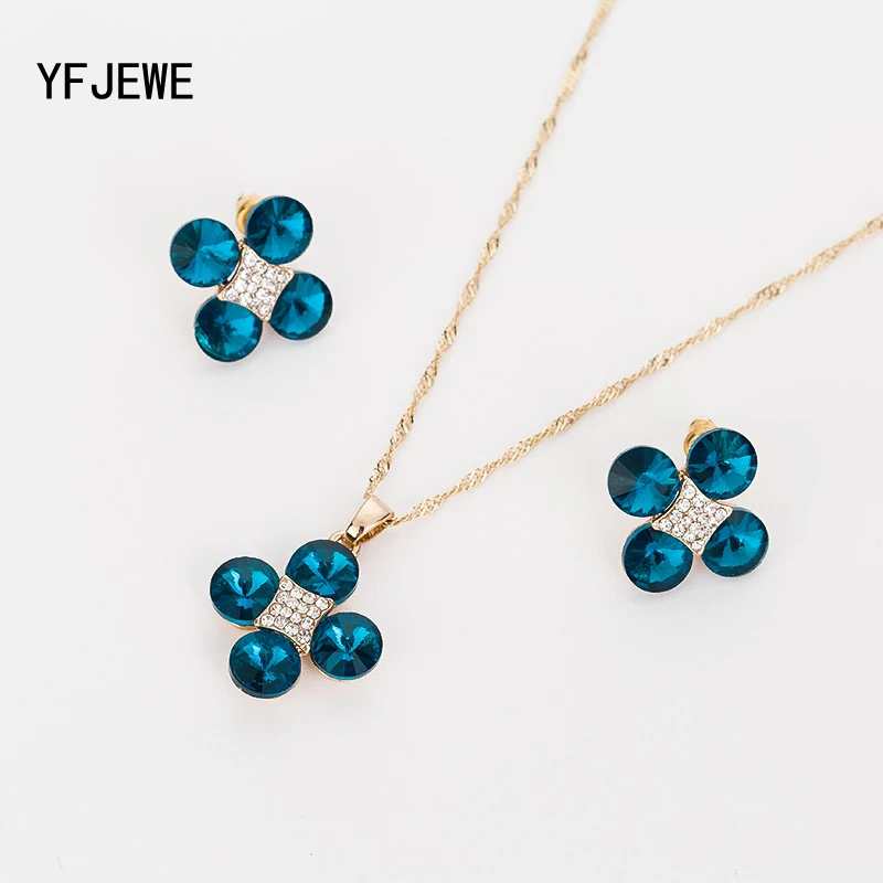 New fashion petal Crystal pendant necklace earrings Set multi-colored sparkling Crystal necklace Earring Sets weddings #N200
New fashion petal Crystal pendant necklace earrings Set multi-colored sparkling Crystal necklace Earring Sets weddings #N200