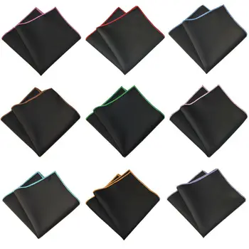 Men's Cotton Solid Color Black Pocket Square Wedding Party Handkerchief Hanky YXTIE0504
Men's Cotton Solid Color Black Pocket Square Wedding Party Handkerchief Hanky YXTIE0504