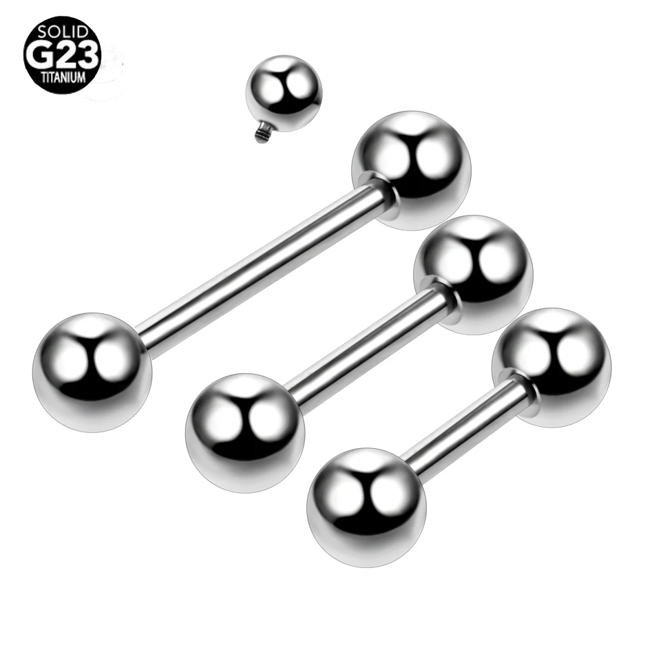 10pcs/lot 14G G23 Titanium Internally Threaded Piercing Tongue Rings Barbell Fake Plug Earrings Cartilage Nipple Rings Jewelry
10pcs/lot 14G G23 Titanium Internally Threaded Piercing Tongue Rings Barbell Fake Plug Earrings Cartilage Nipple Rings Jewelry