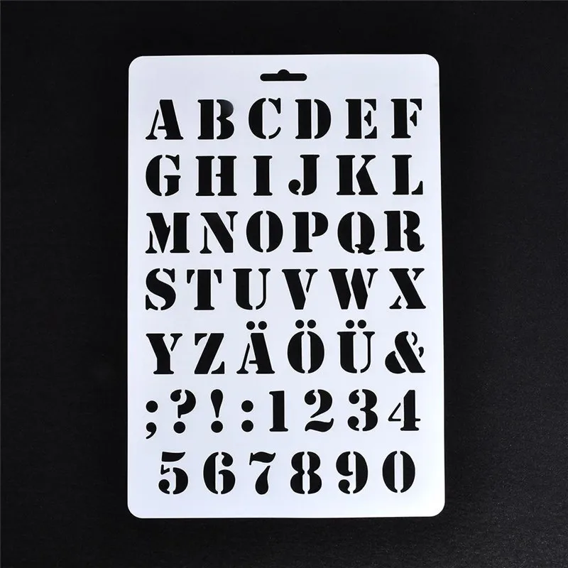 Letter Alphabet Number Layering Plastic Stencils Painting DIY Scrapbooking Paper Cards Craft Cutting Dies Home Photo Album Decor
Letter Alphabet Number Layering Plastic Stencils Painting DIY Scrapbooking Paper Cards Craft Cutting Dies Home Photo Album Decor