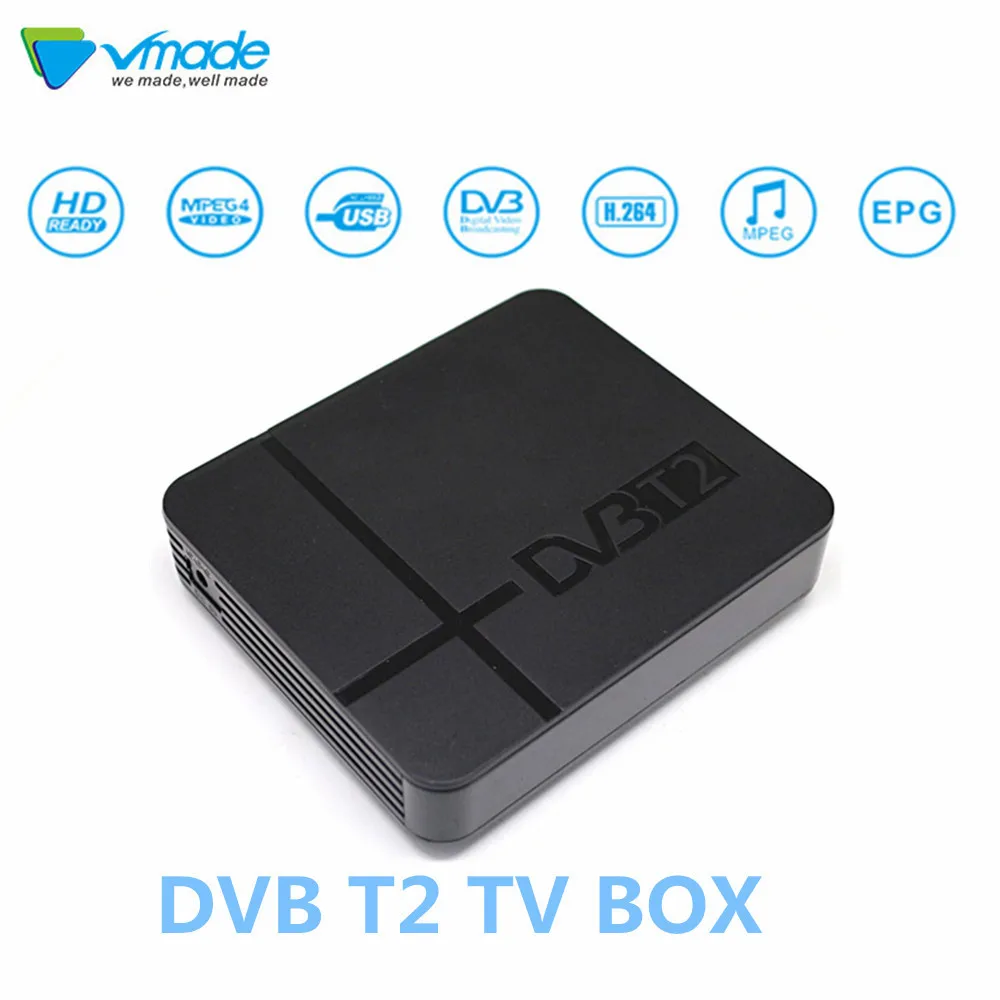 2019 Vmade New DVB T2 Receiver HD Digital Terrestrial TV Tuner Support PVR YouTube 1080p H.264 MPEG-2/MPEG-4 DVB T2 Set Top Box
2019 Vmade New DVB T2 Receiver HD Digital Terrestrial TV Tuner Support PVR YouTube 1080p H.264 MPEG-2/MPEG-4 DVB T2 Set Top Box