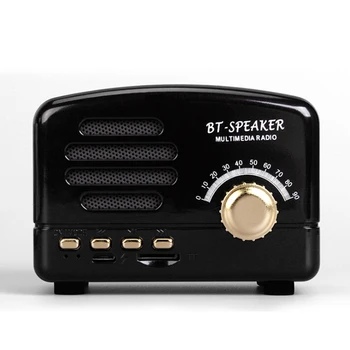 Mini Portable Wood Wireless Bluetooth Speaker Vintage FM Radio TF Card Heavy Bass Speaker
Mini Portable Wood Wireless Bluetooth Speaker Vintage FM Radio TF Card Heavy Bass Speaker