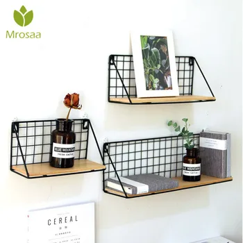 Wooden Iron Wall Shelf Wall Mounted Storage Rack Organization For Kitchen Bedroom Home Decor Kid Room DIY Wall Decoration Holder
Wooden Iron Wall Shelf Wall Mounted Storage Rack Organization For Kitchen Bedroom Home Decor Kid Room DIY Wall Decoration Holder