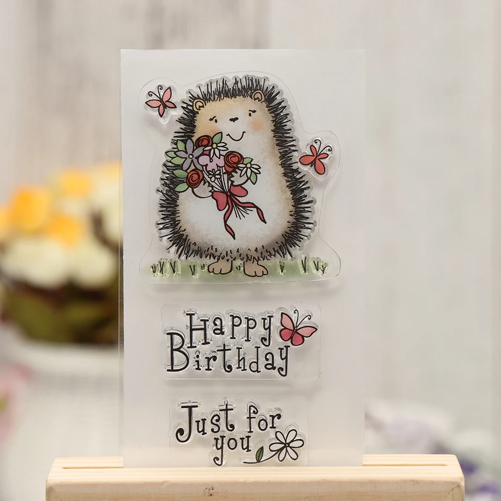 New Hedgehog Transparent Clear Silicone Stamps Scrapbook Embossing Paper Card Craft scrapbooking Photo Album Decor Handmade Gift
New Hedgehog Transparent Clear Silicone Stamps Scrapbook Embossing Paper Card Craft scrapbooking Photo Album Decor Handmade Gift
