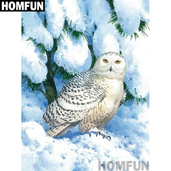 HOMFUN Full Square/Round Drill 5D DIY Diamond Painting "snow owl" 3D Embroidery Cross Stitch 5D Home Decor Gift A00902
HOMFUN Full Square/Round Drill 5D DIY Diamond Painting "snow owl" 3D Embroidery Cross Stitch 5D Home Decor Gift A00902