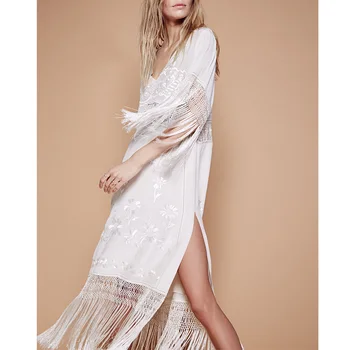 Ordifree 2019 Summer Women Boho Women White Maxi Dress Tassel Embroidery Split Sexy Long Beach Dress
Ordifree 2019 Summer Women Boho Women White Maxi Dress Tassel Embroidery Split Sexy Long Beach Dress